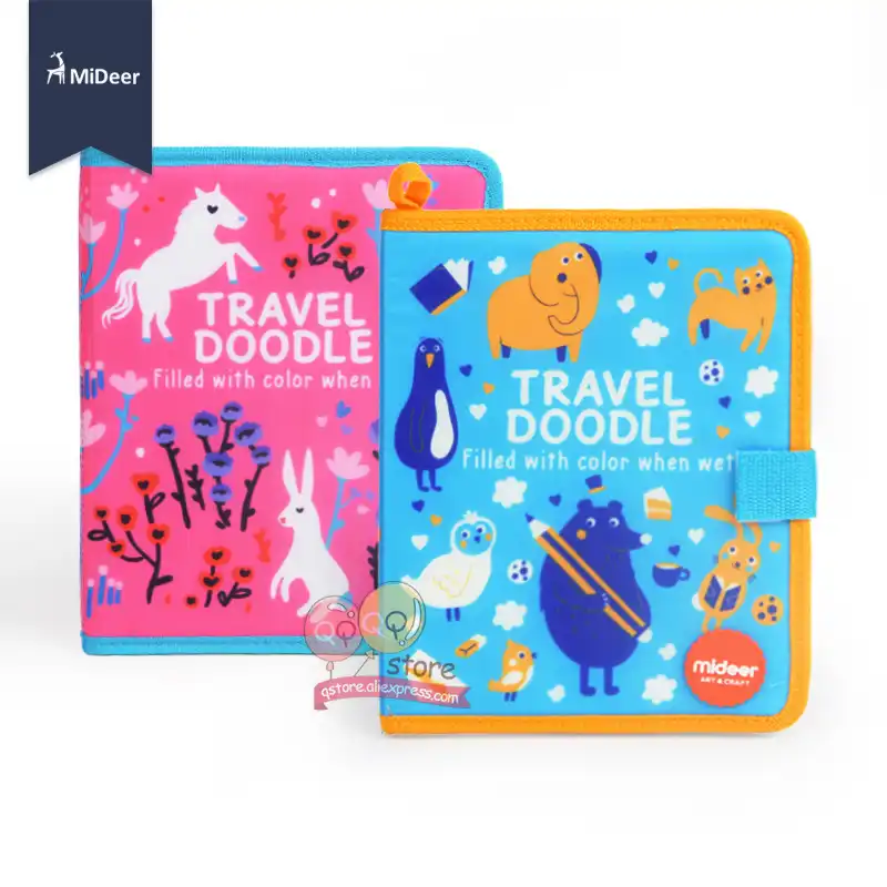 MiDeer Kids Drawing Toy Pad Portable Art Craft Reusable Travel Doodle