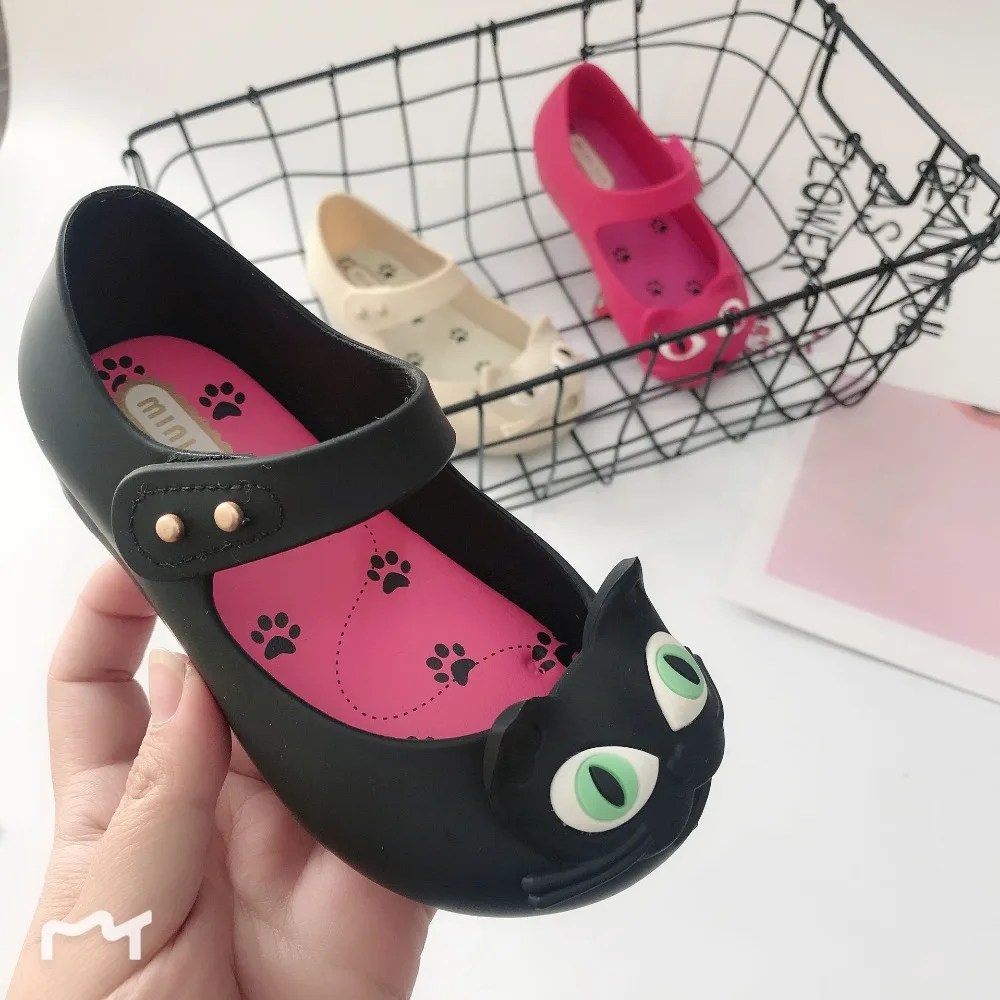 Mini Melissa/ прозрачные сандалии; вечерние туфли для танцев; сандалии с короной; сандалии принцессы с открытым носком для девочек; удобная обувь melissa