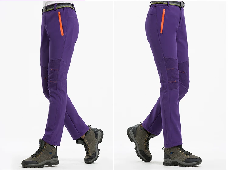 Горные женские и мужские толстые теплые флисовые софтшелл брюки ветрозащитные уличные рыболовные походные лыжные брюки бренд VA288