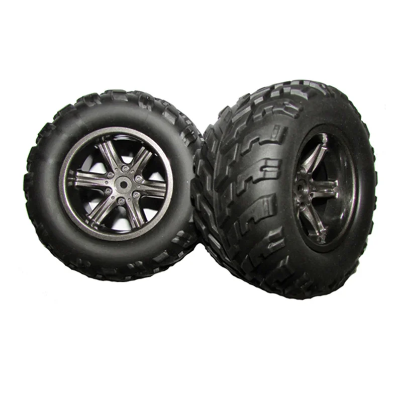 

2PCS Tyres With Sponge 9115 2.4GHz Car Spare Parts Tyres With Sponge 15-ZJ01 Plastic&Rubber Wheel