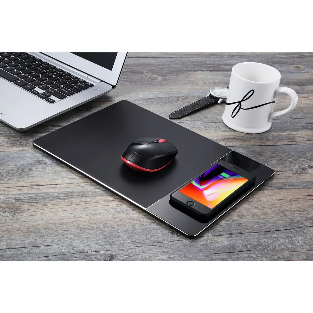 Sago P91 Fast Wireless Charging Pad USB Charger Mouse Pad USB Charging