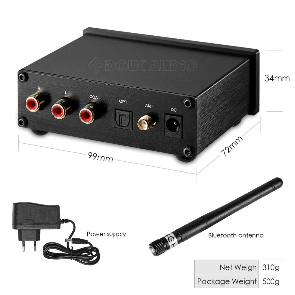  Nobsound CSR8675 Bluetooth 5.0 Ricevitore Audio Digitale Decoder DAC Auto Lossless HiFi Suono APTX-