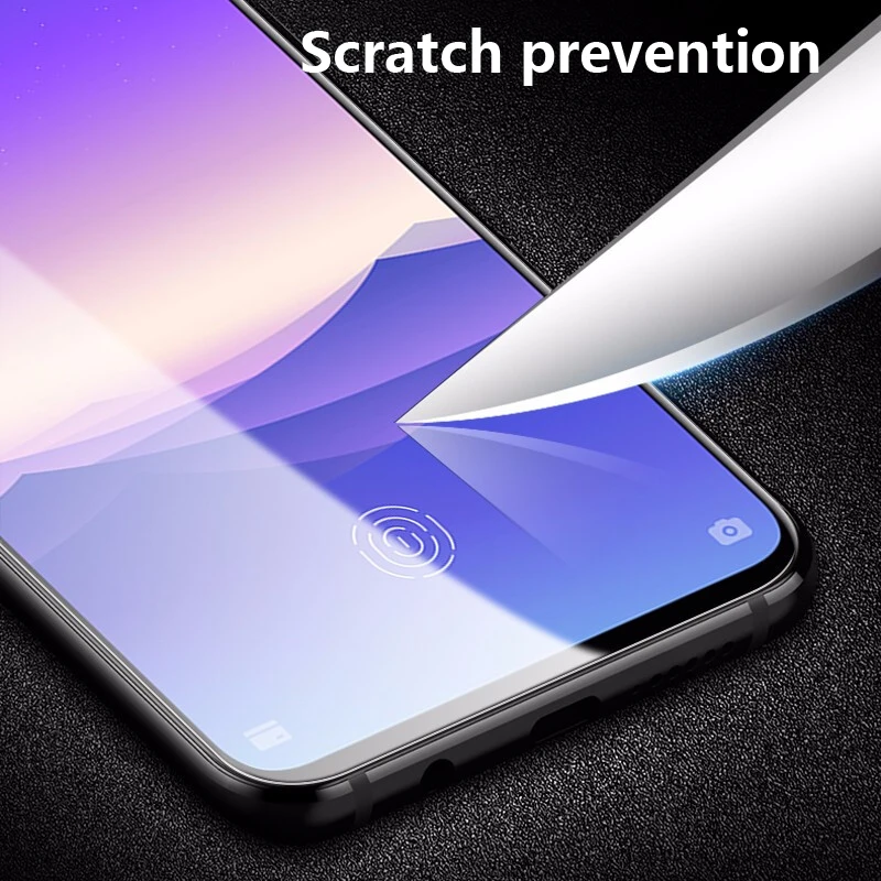 Meizu 16S закаленное стекло полное покрытие полный клей meizu 16s протектор экрана ультра тонкий 9H 2.5D изогнутый край-к-край покрытие пленка mofi