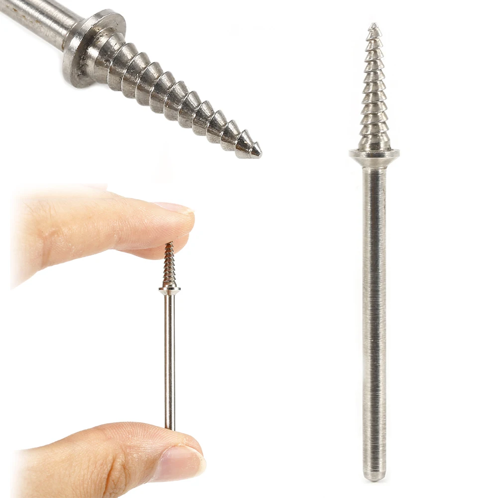 

Stainless Steel Holder Pin Dental Polishing Tools 2.34mm Shank Mandrel Burs Rotary Grinding 53HS for Low Speed Tool