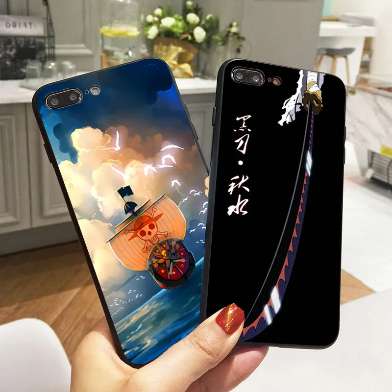 Japanese Anime One Piece Cases for iPhone X XR XS Max Case ...