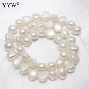 

Cultured Baroque Freshwater Pearl Beads Natural Purple White 11-12mm Approx 0.8mm Sold Per Approx 15.5 Inch Strand