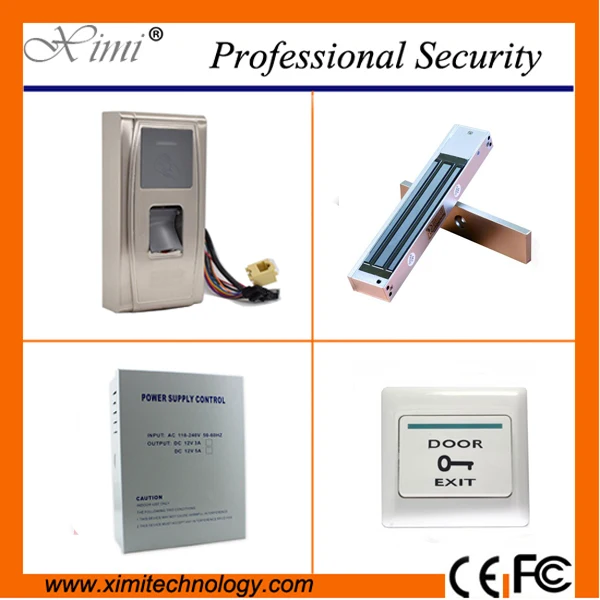 

IP65 Access control 3000 fingerprint user DC12V TCP/IP RS232 smart biometric fingerprint reader fingerprint access control kit
