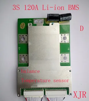 

3S 120A version D lipo lithium Polymer BMS/PCM/PCB battery protection board for 3 Packs 18650 Li-ion Battery Cell w/ Balance