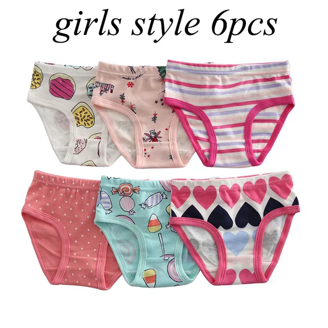 Toddler Girls Underwear Soft Cotton Baby Kids Panties Size 2t