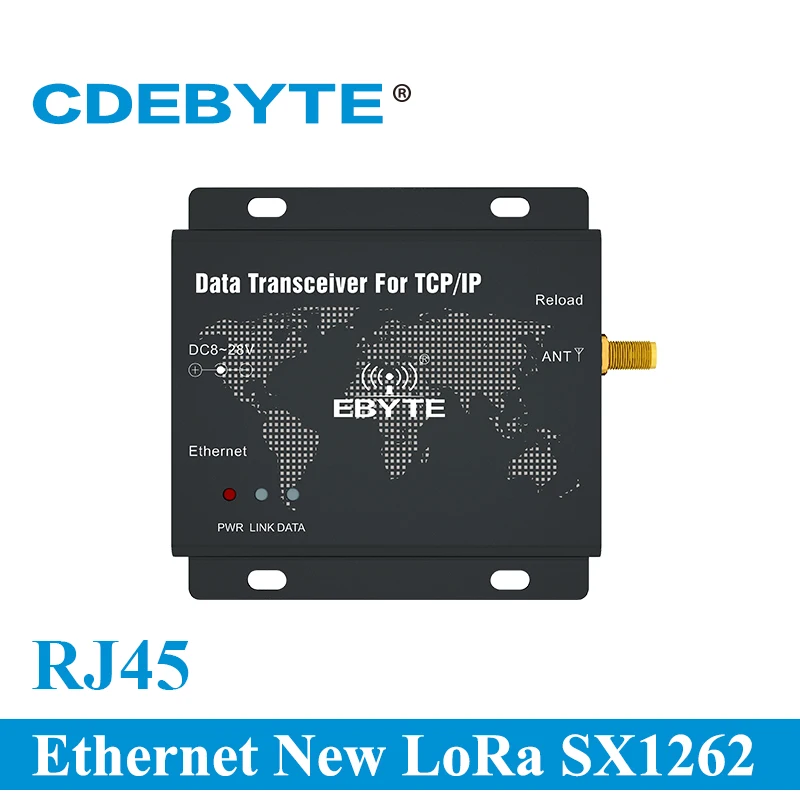 E90 DTU(230SL22 ETH) RJ45 Ethernet Новый LoRa SX1262 22dBm 230 МГц порты TCP UDP последовательный порт
