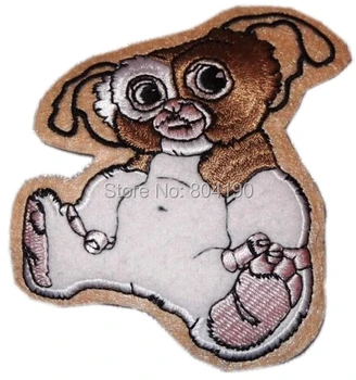 

3.5" GREMLINS Movie GIZMO Character Fuzzy Puff Movie TV Kids Embroidered LOGO Iron On Patch Emo Goth Punk Rockabilly