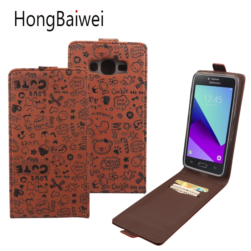 HongBaiwei for Samsung Galaxy J7 Prime Case Cute Leather