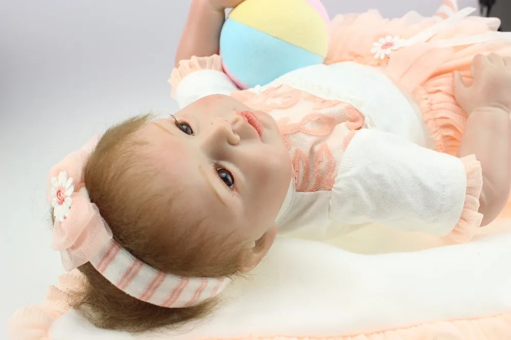 Новый Лидер продаж реалистичные Neborn Кукла Оптом Fashion Doll реальное мягким и нежным прикосновением чучела куклы мягкие мохер волос