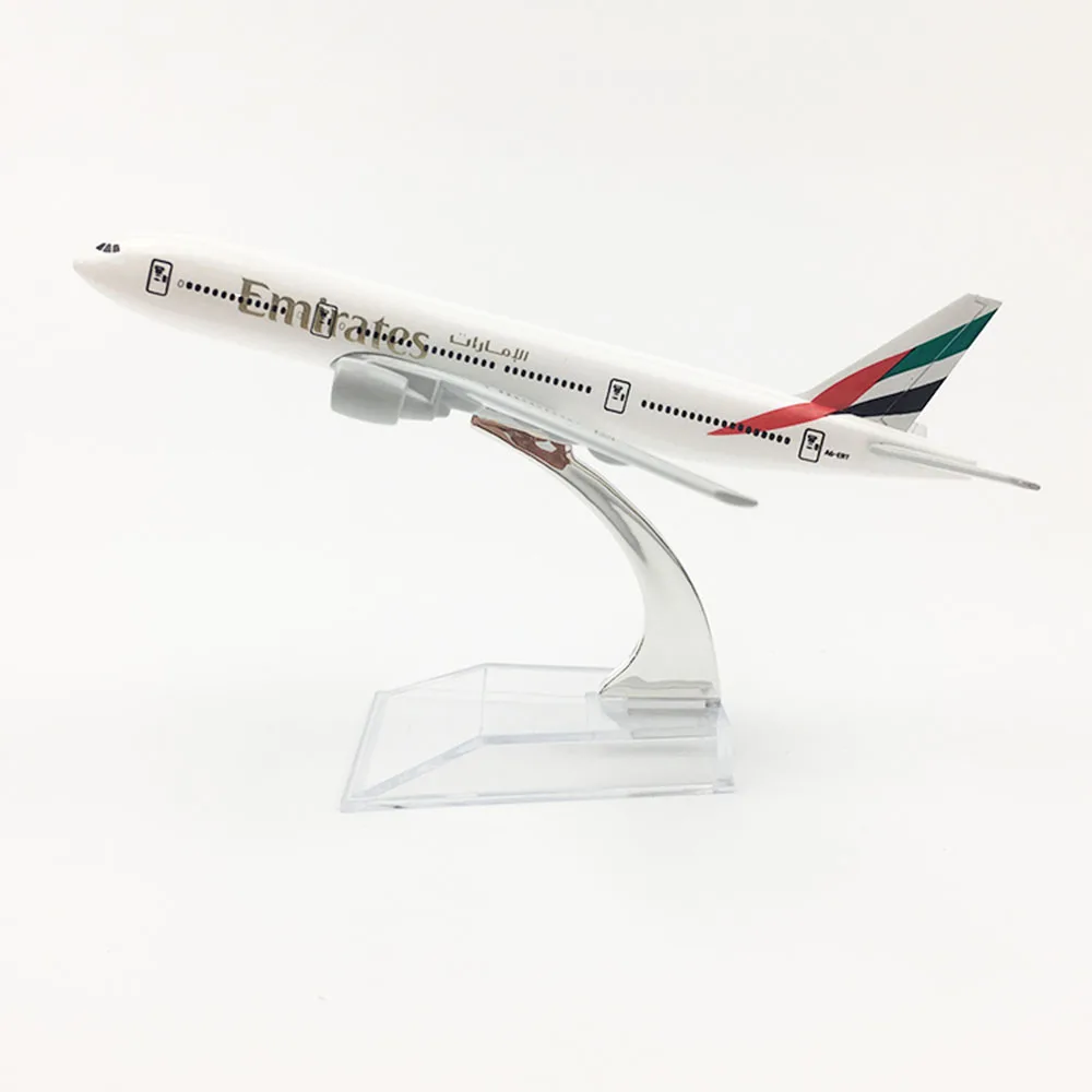 1/400 масштаб сплав самолет Boeing 777 Emirates 16 см сплав самолет B777 детские игрушки Детский подарок для коллекции