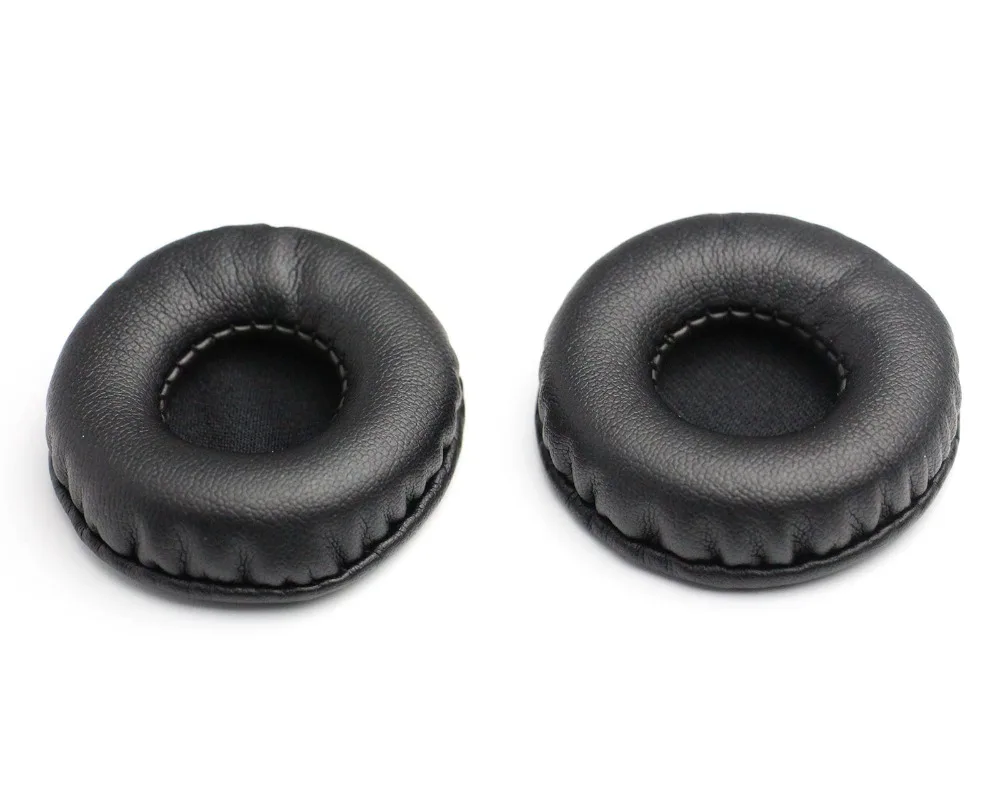Черные протеиновые кожаные амбушюры сменные для наушников Sennheiser PX100 PX200 PC131 и ATH