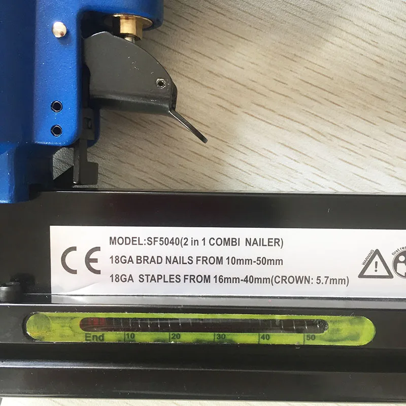 Air Stapler Pneumatic Nail Gun 