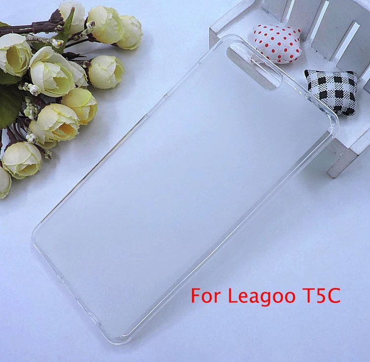 Чехол для телефона Leagoo T5C супер тонкий противоударный прозрачный из ТПУ