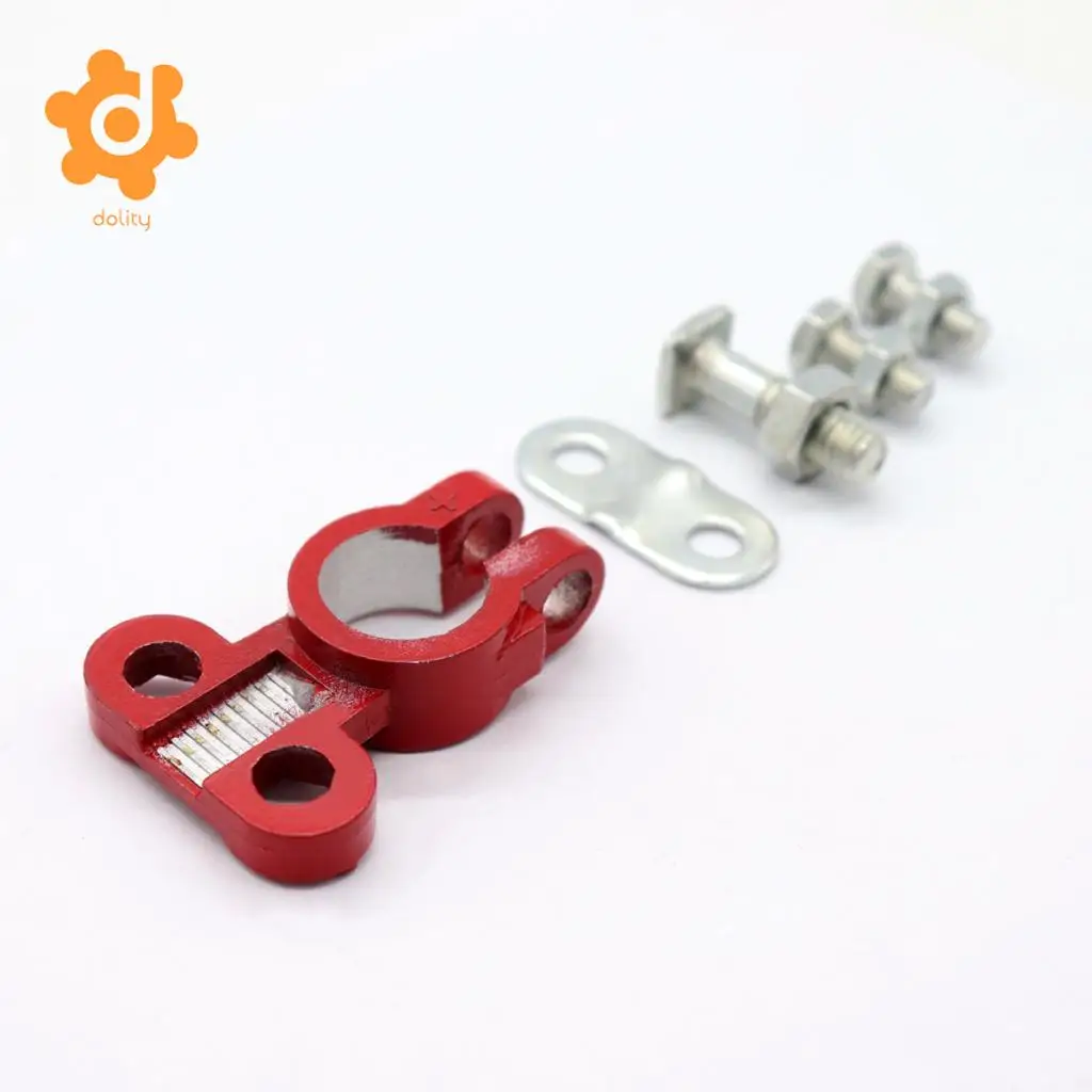 2 Pieces Car Truck Marine Boat Battery Terminal Clamp Clips Brass Connectors