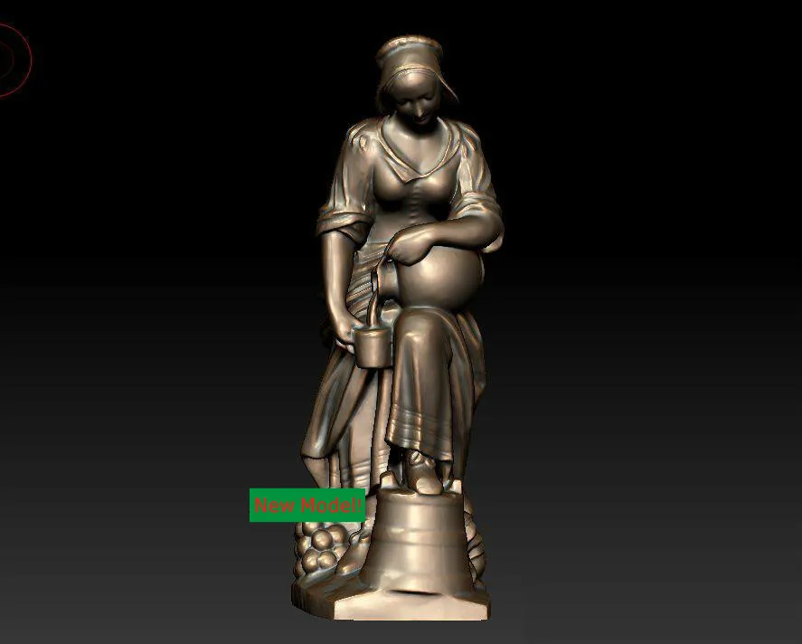 3D model relief STL models file format Goddess of mercy Women | Инструменты