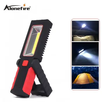 

AloneFire C029 uper Bright 2 In 1 COB LED Flashlight Torch Black Working Lamp Camping Light Inspection Lamp with Magnetic