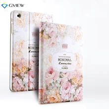 Gview Caso Para El Mini Ipad 3 2-3D En Relieve de Lujo de Diseño Caso Del Soporte de Smart 3D En Relieve Para El Ipad Mini 2 Cubierta De Moda estilo