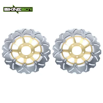 

BIKINGBOY Front Brake Discs Disks Rotors GSF 1200 BANDIT / S 96-05 97 00 01 GSX 1200 FS INAZUMA 98-02 RF 900 R 94-99 GS 1200 SS