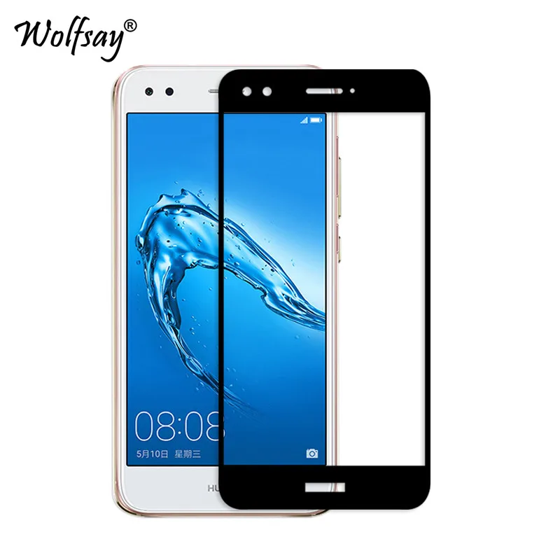 2 шт защита экрана Huawei P9 Lite мини-закаленное стекло для мини изогнутое Y6 Pro 2017