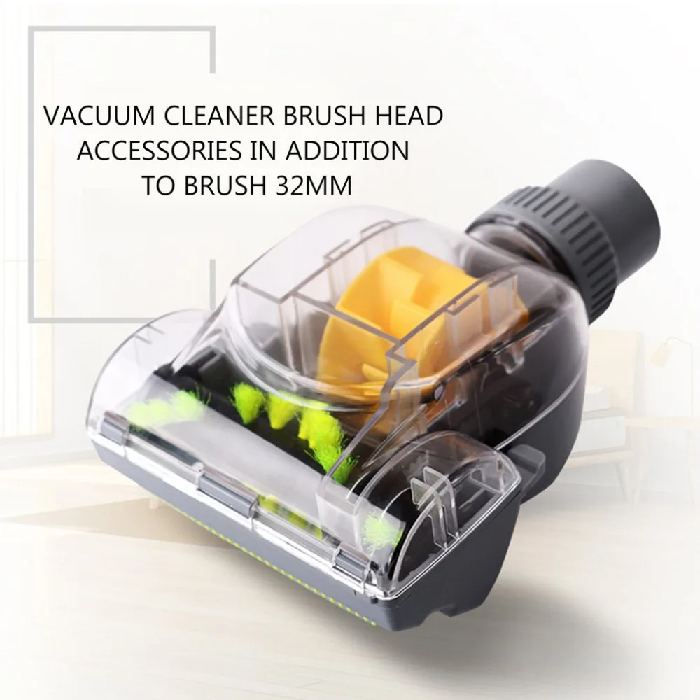 

New Vacuum Cleaner Brush Household 32MM Vacuum Cleaner Turbo Floor Accessories Mini Turbo Floor Brush for Pet Hair Dirt Removal