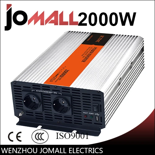 

2000W modified sine wave 12/24/48V DC to 110/220V AC Portable Car power inverter