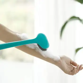 

Bathing Showe Soft Brush For Bath Body Long Handle Hanging Soft Bristles Back Body Bath Shower Scrubber Brush Sponge