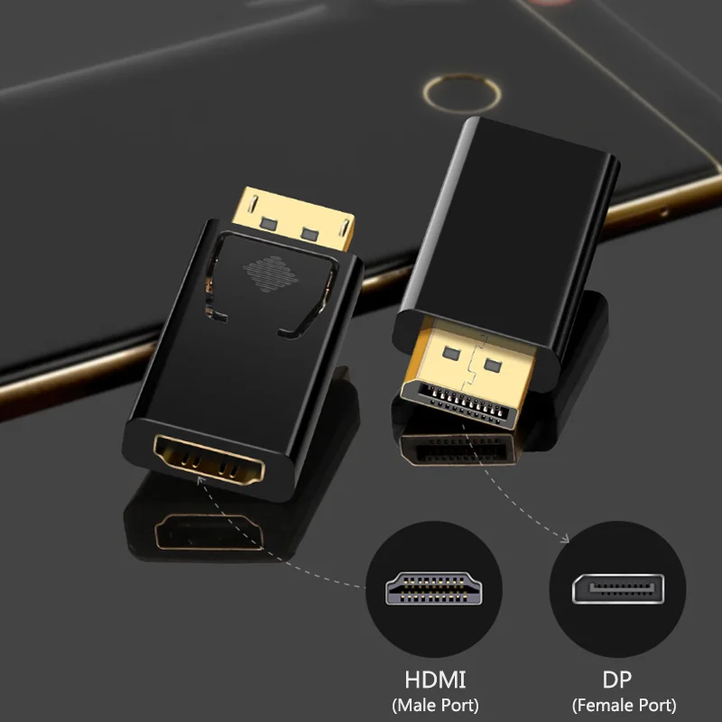 Display Port DP Displayport male to HDMI Female Extension Adapeter HDMI Switcher Splitter 4K HDMI Extender Converter for HDTV PC Display Port DP Displayport male to HDMI Female Extension Adapeter HDMI Switcher Splitter 4K HDMI Extender Converter for HDTV PC