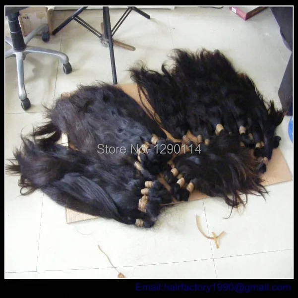 

Very soft !!!  thick end natural black colour hair material ,brazilian natural hair ,wigs