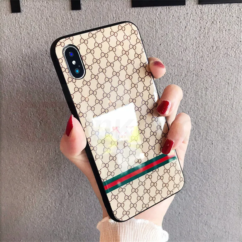

Grid Case For iphone X XS XR Max shockproof Case For iphone 7 8 Plus Soft Rugged Cover For iphone 6 6S Plus Tempered Glass coque