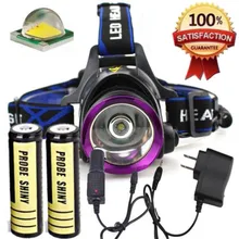 XM-L T6 LED Headlamp Headlight Flashlight Head Light Lamp 18650 Outdoor Bicycle Cycling Accessories HIgh Quality May 11