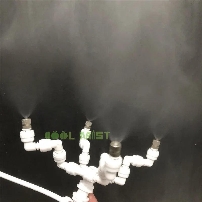 

S147 Reptiles Fogger Mist Sprinkler suitable for Rainforest Tank 360 Adjustable Rotating Nozzle Mister with 4 head
