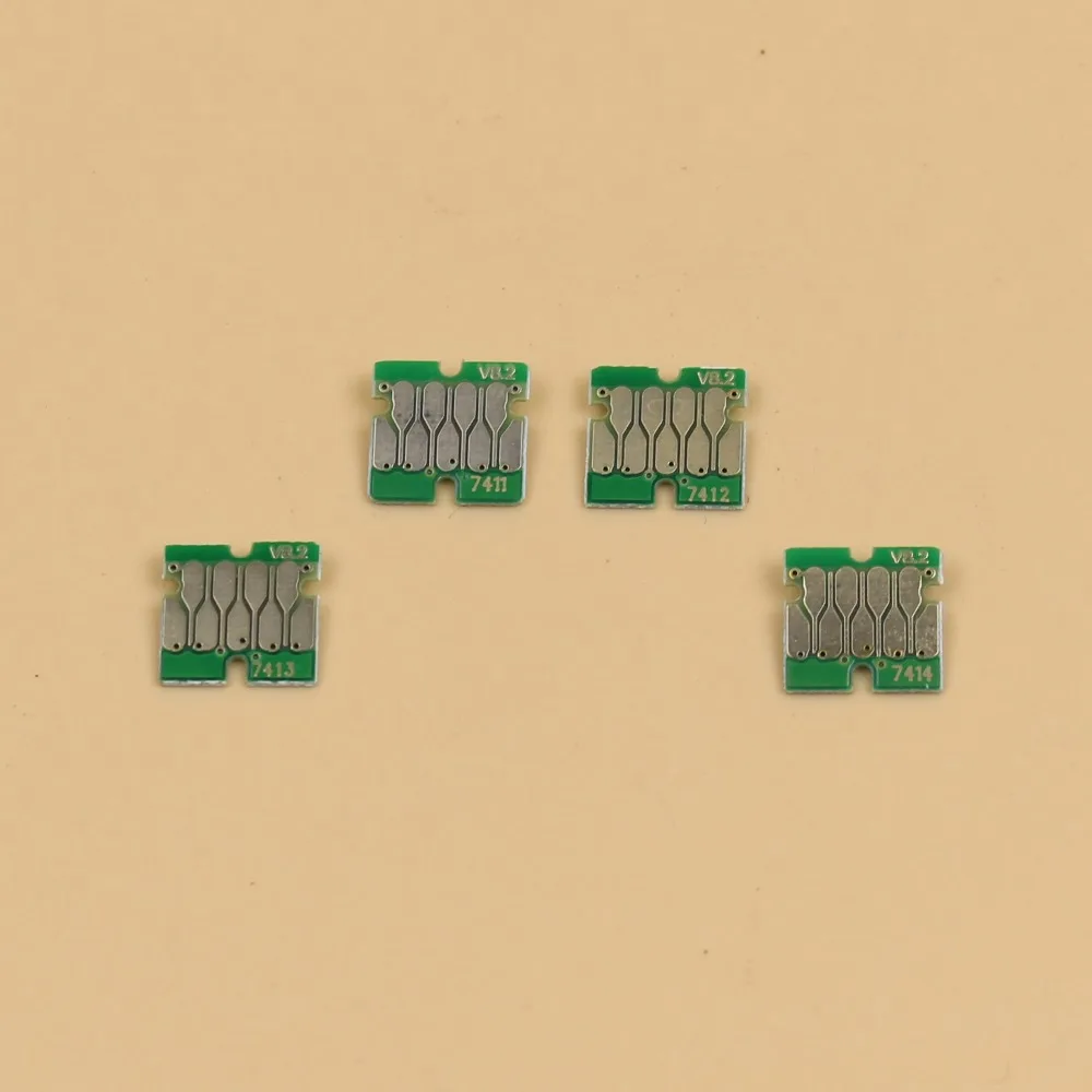 

10 sets 40pcs Stable quality F6070 ink cartridges chips for Epson Surecolor F6070 F6000 ink tank chips T7411-T7414 V8.2