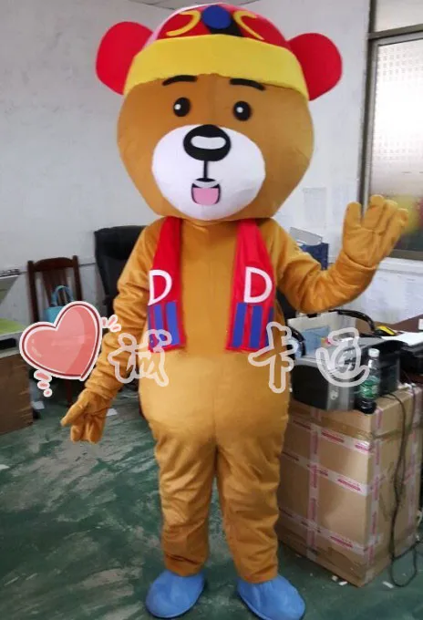 Teddy Bear Mascot Costume Plush Toys Halloween Party Fandy Dress For Adults HOT Teddy Bear Mascot Costume Plush Toys Halloween Party Fandy Dress For Adults HOT