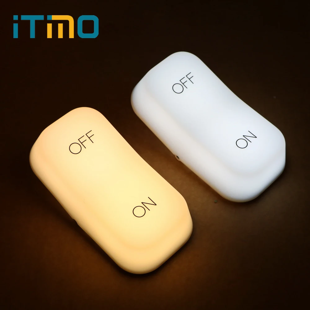 

ITimo Dimmable ON/OFF Switch Light LED Night Light Rechargeable Gravity Sensor Creative Gift Home Decors Bedside Lamp