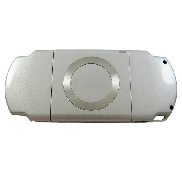 Серебристый чехол с лицевой панелью для Sony PSP 2000|housing shell|parts caseconsole silver |