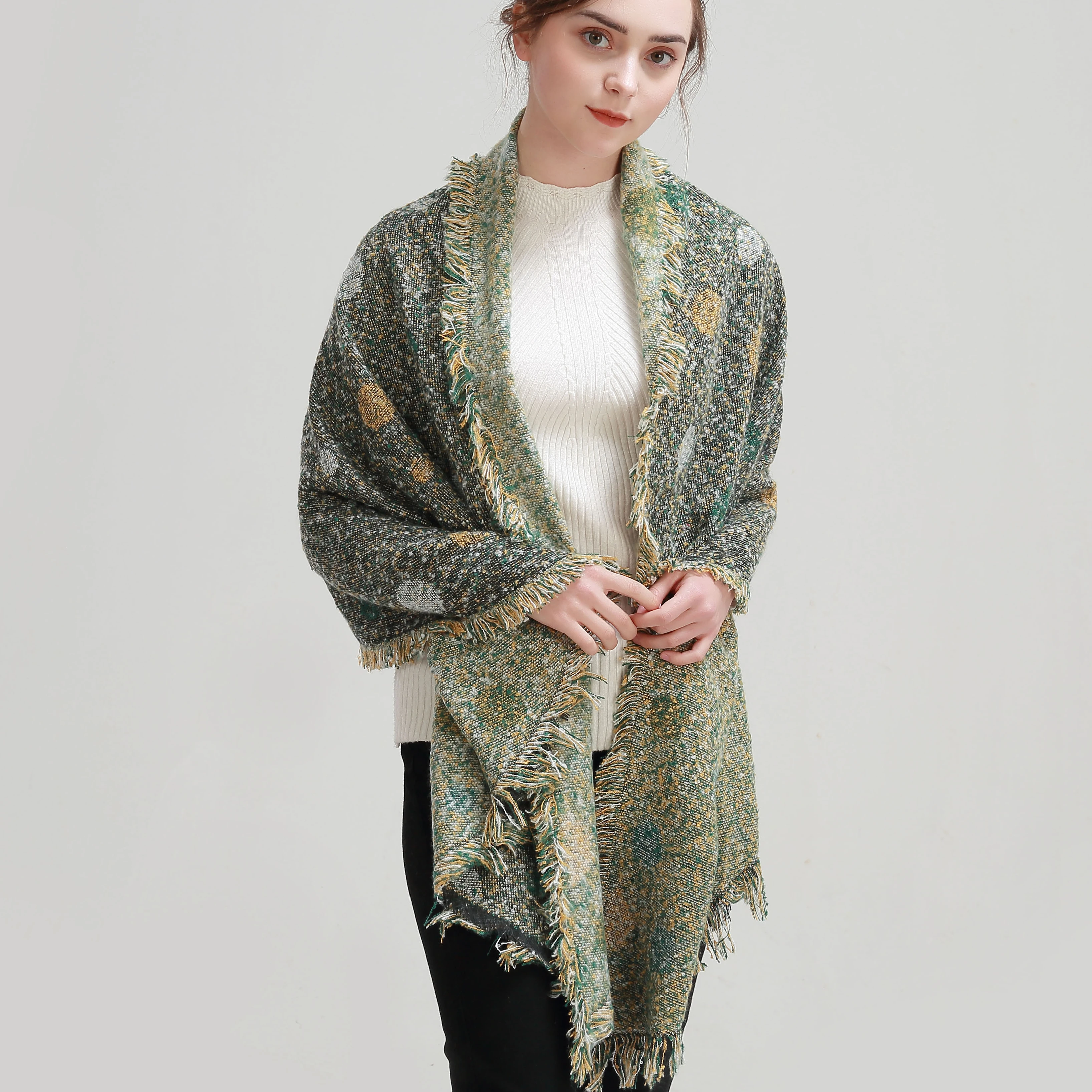 sumeike-fashion-winter-cashmere-scarf-for-women-warm-ladies-dot-pattern