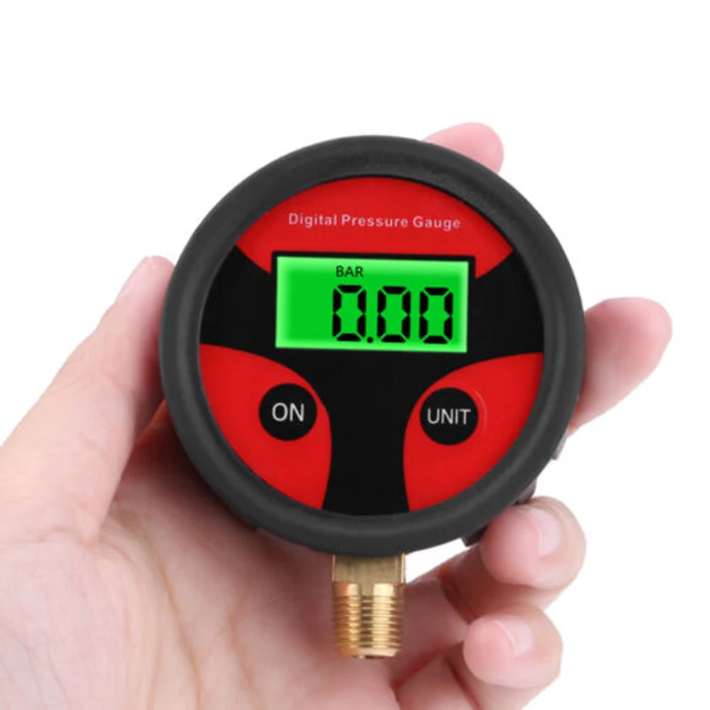 

Auto Car Tyre Tire Air Pressure Gauge Dial Meter Tester Copper+Rubber 0-200PSI Car Truck Bike Digital Tire Pressure Gauge Tool