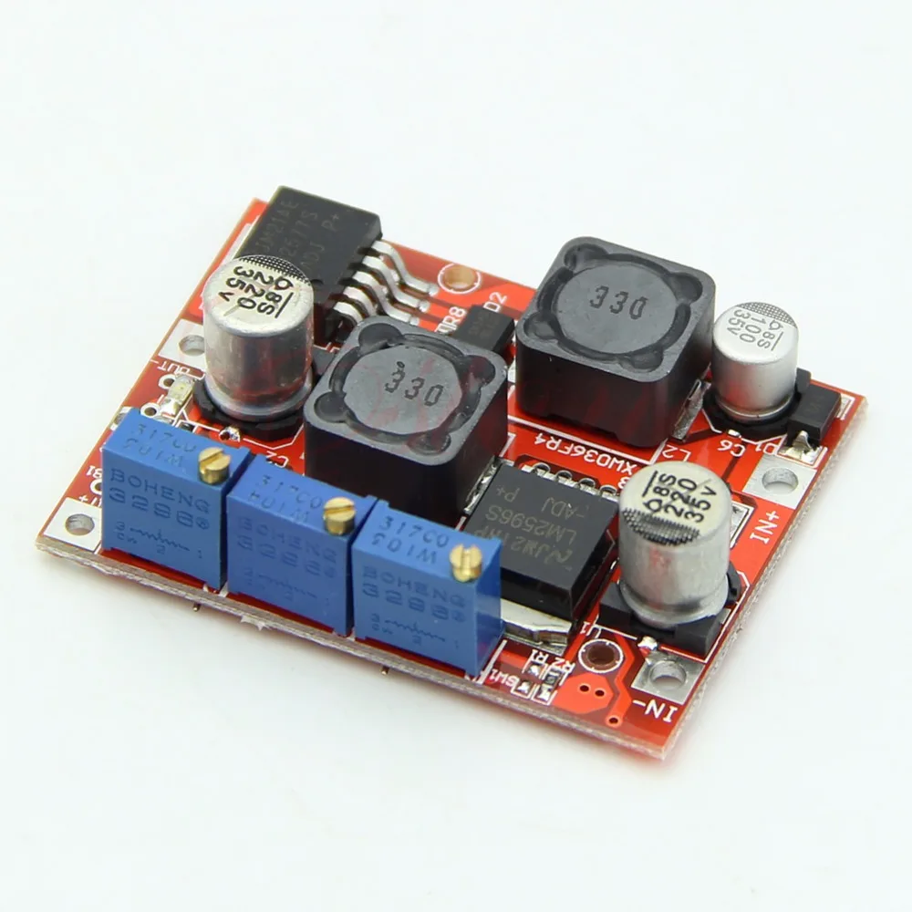 Digital Display LM2577S+LM2596S Step Up/Down DC-DC Converter Power Module