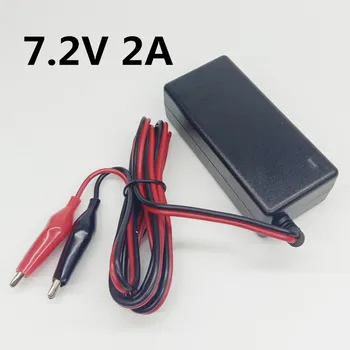

DC 7.2V 2A Power Adapter Charger 7.2 volt Transformer Power Supply DC Power Connector Dual Alligator Clip Charger Adapter
