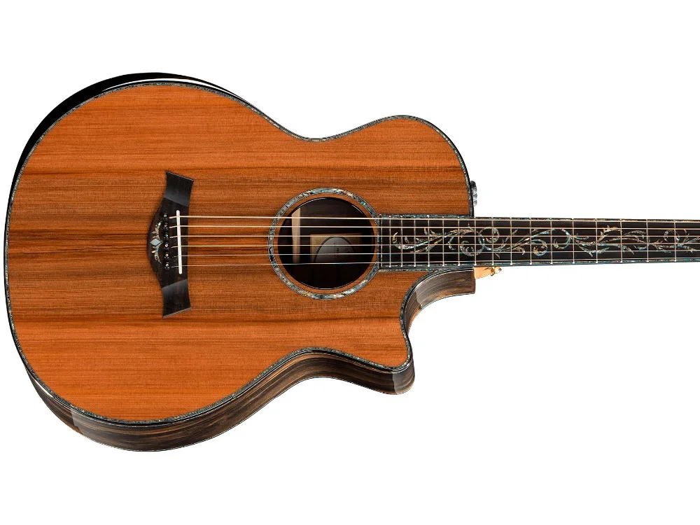 

Chaylor solid cedar top SP14 acoustic guitar,Real abalone inlays Ebony fingerboard,Cocobolo Back and sides acoustic Guitar