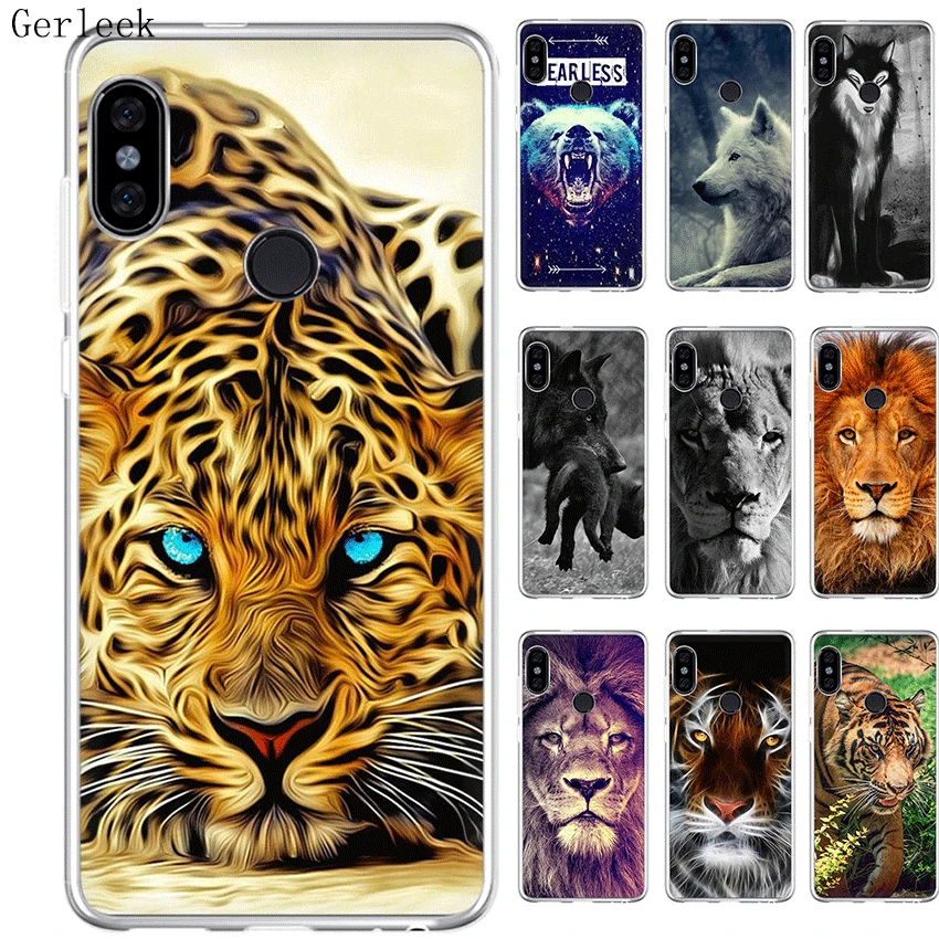 Desxz Волк тигр лев чехол для телефона Redmi 3 S 4 4A 4X5 5A 6 6A S2 Pro Prime Plus