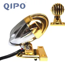 QIPO Moto Luce Della Coda del Freno di Arresto Luce Targa Lampadine Staffa Fanale Posteriore In Ottone Lampada In Alluminio per Harley Honda Yamaha