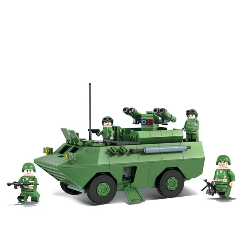 New c Military Model Toy Building Blocks Marine Hero Red Arrow 8 anti-tank Missiles Educational Assembled Bricks Kids Toy Gifts kaizi red alert 3 series soviet apocalypse tank military model building educational toy for children brinquedo christmas gifts
