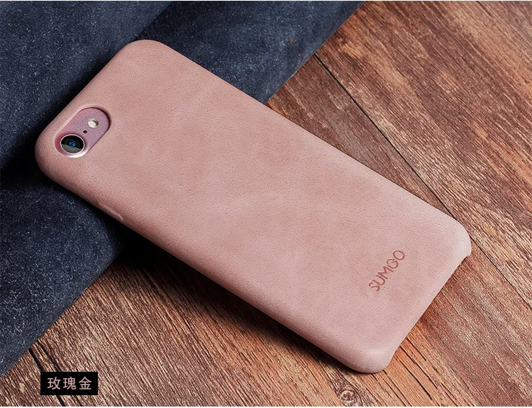Telefone para o Iphone Polegada de Volta Capa para o Iphone Além de 5.5 Case de Negócios de 4.7 Sumgo Genuine Leather Case 8 7 6 s Polegadas x 13 Cheap Caso de telefone & Covers