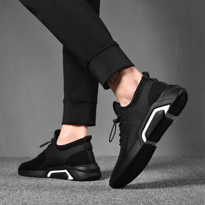 Bomlight/Новинка года; брендовая мужская обувь с дышащей сеткой; Повседневные Легкие мужские кроссовки для прогулок; эластичная обувь для тенниса; feminino