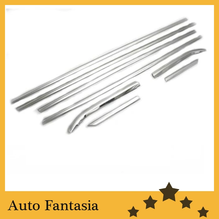 Комплект хромированной обшивки окон с нижней кромкой для Ford Focus MK3 Sedan 12 13|window trim|for